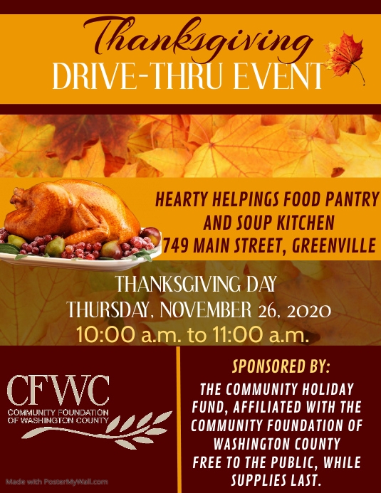 Thanksgiving Drive Thru Event - Community Foundation of Washington ...